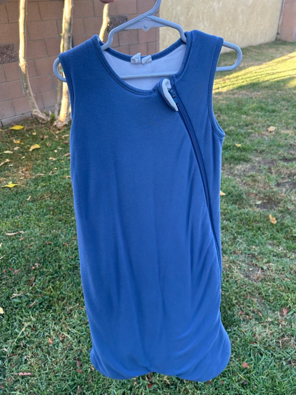 Kyte BABY Blue Sleeveless Fleece Sleep Sack